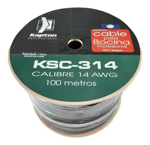 Cable Para Bocinas Cal. 14 Uso Rudo Kapton Ksc-314