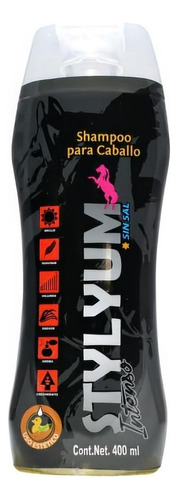 Shampoo De Caballo Sin Sal Stylum Sábila 400 Ml