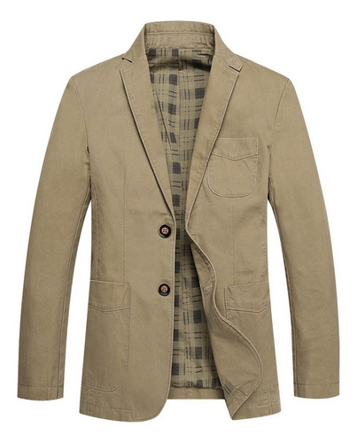 Blazer Casual De Hombre 100% Algodón