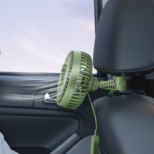 Fan Do Ventilador De Resfriamento De Carro Usb Verde