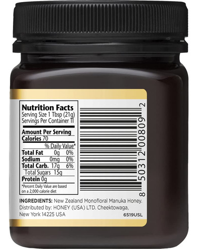 Miel De Manuka Manuka Doctor Mgo 325+ 258 Ml Miel 100% Pura