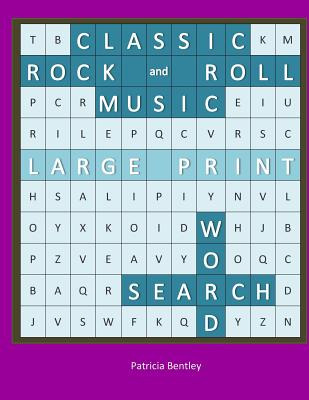 Libro Classic Rock And Roll Music Large Print Word Search...