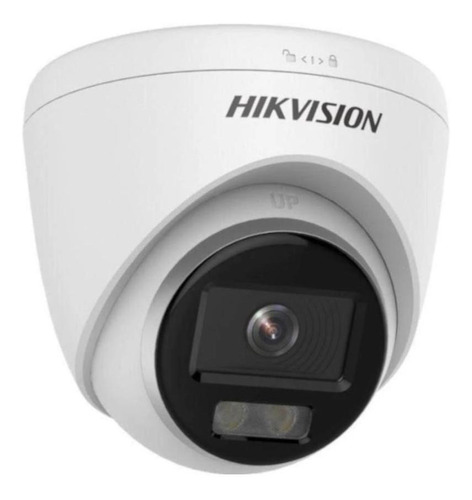 Câmera De Segurança Hikvision Colorvu Ds-2ce70df0t-pf 2,8mm Turbo Hd Com Resolução De 1080p Visão Nocturna Incluída