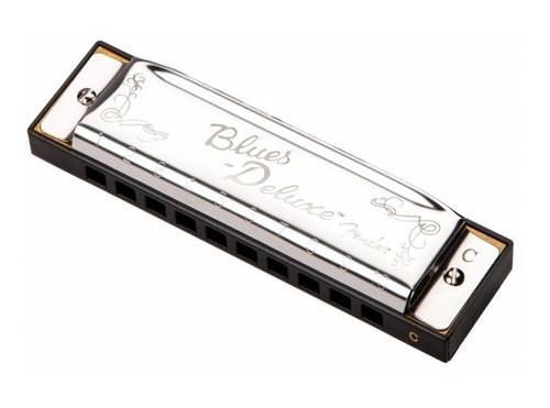 Harmonica Blues Deluxe Diatonica En Do / C 10 Hoyos Fender