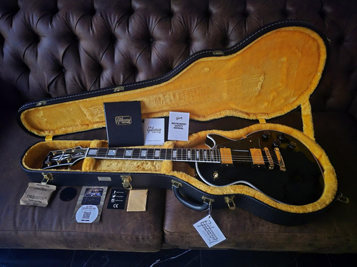Gibson Custom Shop Les Paul Custom Ebony 2025 Diestro Ebony Ébano (Usado)