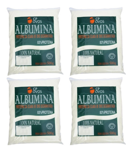 Suplemento  Albumina Integral - Cp Ovos - Total 2 Kg