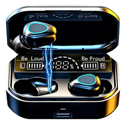 Fone De Ouvido Bluetooth 5.3 Sem Fio Com Display Lcd