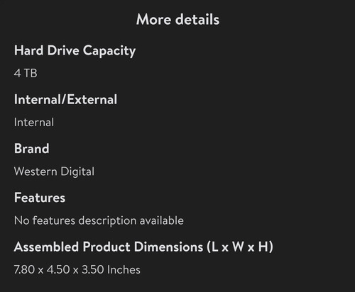 Disco Duro Western Digital Black / 4tb / Wdbsla0040hnc-nrsn Negro