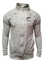 Comprar Campera Ranglan Kapho Rugby All Blacks Maori Blanca Adultos