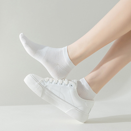 - 6 Pares De Calcetines Suaves De Corte Bajo Para Mujer