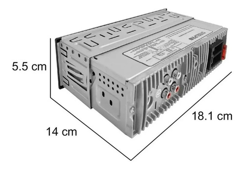 Imagen 6 de 9 de Autoestereo Soundstream Bluetooth Usb Aux Fm Y 2 Bocinas 6.5
