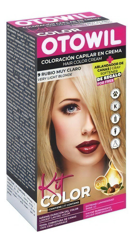  Otowil Kit Coloracion Crema + Oxidante + Puntitas Fashion Tono 5.62 Violeta