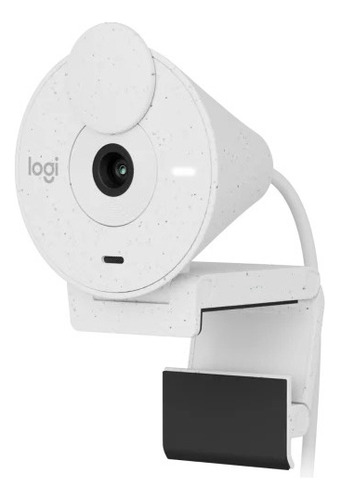 Cámara Web Logitech Brio 300 Full Hd Color Blanco