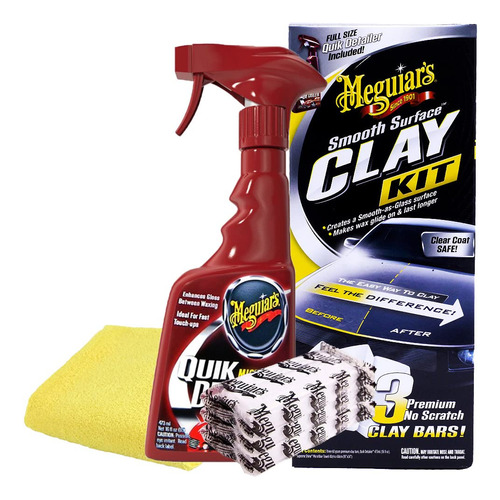 Meguiar's Kit De Arcilla De Superficie Lisa G191700