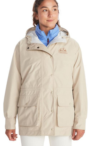 Chaqueta Impermeable Mujer Marmot '78 All Weather Beige