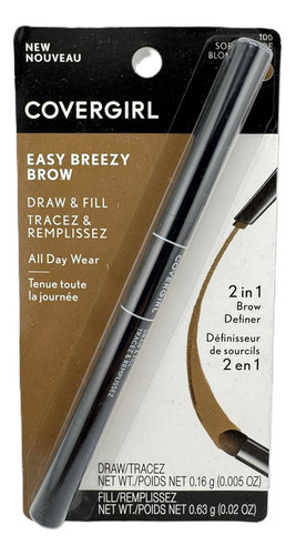 Delineador Cejas Lápiz Covergirl Easy Breezy Brow Draw&fill