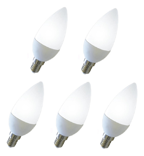 Lampara Led Fantasia Velita 3w E14 Mignon Luz Dia Tbcin X5 *