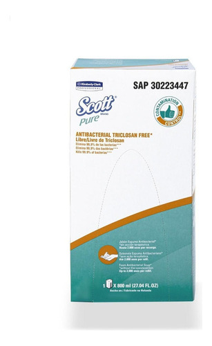 Jabón Scott Antibacterial Espum - mL