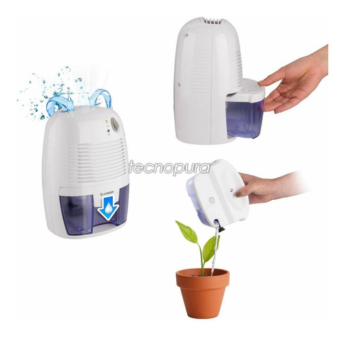 Imagen 4 de 6 de Deshumidificador Electrónico Tanque 500ml Control Humedad