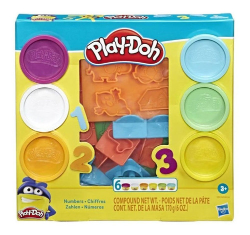 Imagem 1 de 2 de Kit Massinha De Modelar Play-doh Hasbro Números