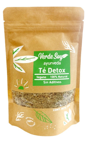 Té Detox Vegano 100% Natural (100 Gramos) Verde Soy