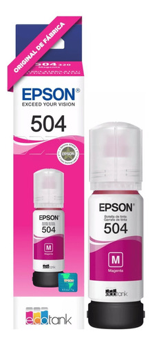 Kit Refil T504 Epson L4150 L4160 L6161 L6191 L6171