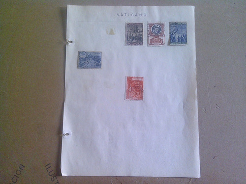 Antique Vaticano Stamps 1950