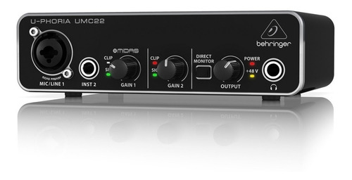 Imagen 2 de 3 de Behringer U-phoria Umc22 Interfaz De Audio Usb