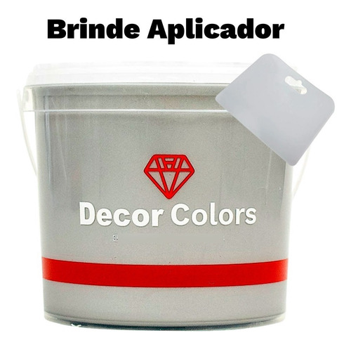 Imagem 5 de 10 de Decor Colors Cimento Queimado Pronto Cinza Perolizado 3,2kg