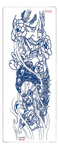Tatuaje Semipermanente Para Brazo Completo Zh-04 46.5x15.5cm