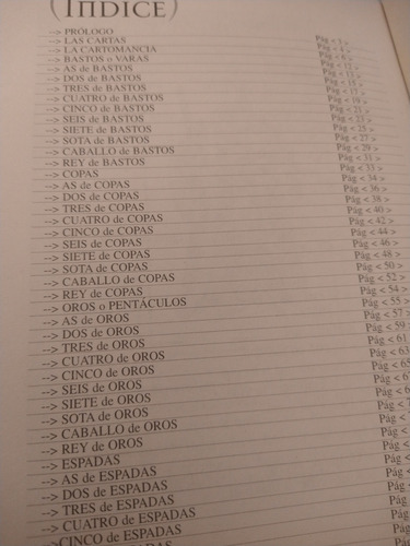 Libro Adivinación Con Cartas Por Nadhir - 96 Pag (Usado)