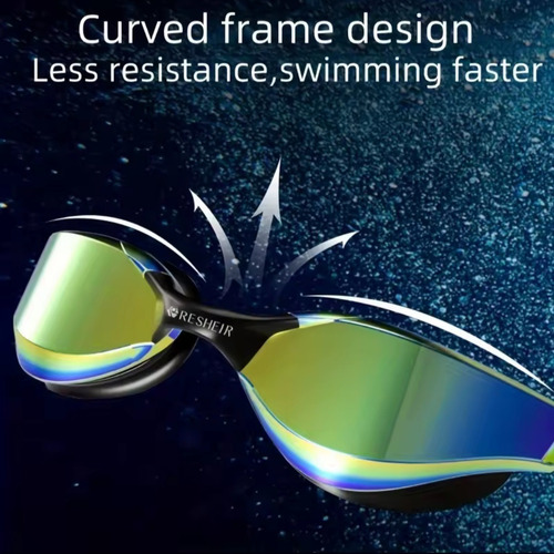 Goggles De Natación Blanco Con Gris