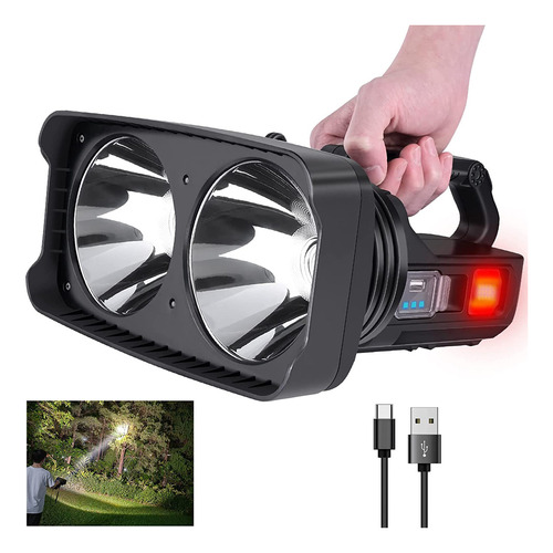 Linternas Led Recargables Spotlight 100000 Lúmenes