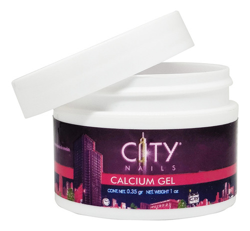 Calcium Gel City Nails Gel De Construccion 1 Oz Uñas