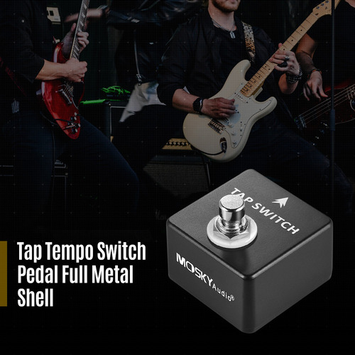 Interruptor Footswitch Pedal Tap Tempo Tap De Carcasa Comple