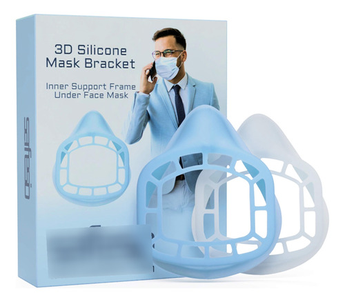 Safesio Soporte Silicona 3d Para Mascara Facial Adulto