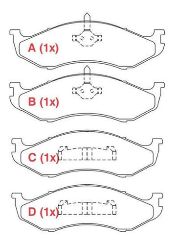 Pastilha Freio Diant Ceramica Cherokee 1988/ Willtec Fp418