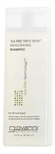 Shampoo Giovanni Triple Treat De Árbol De Té, 8.5 Oz