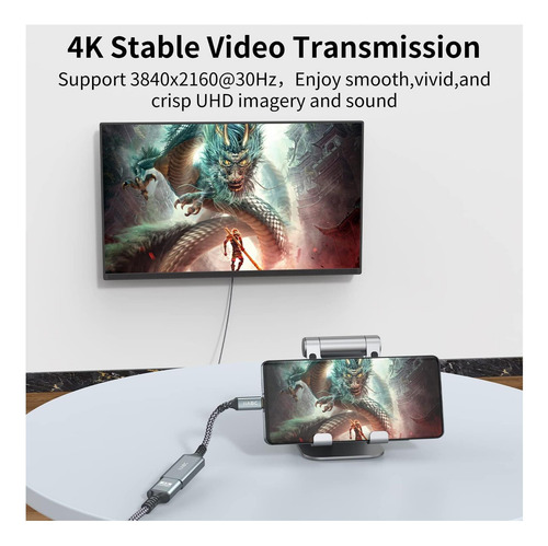 Adaptador Iiabc Usb C A Hdmi, Adaptador Usb Tipo C A Hdmi 15