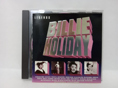 Billie Holiday- Legends (cd, Uk, 1994) Acop