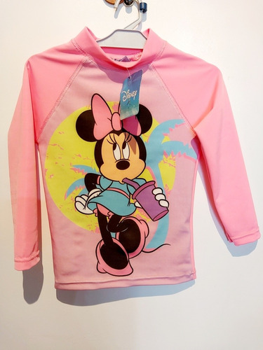 Remera De Agua T 2 Nena Beba Disney Traje De Baño Malla