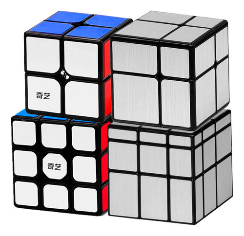Cubos Mirrors Espejo 2x2 Y 3x3 + 2x2x2, 3x3x3 Qiyi Original
