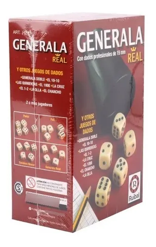 Juego De Mesa Generala Real 5 Dados Profesionales Ruibal
