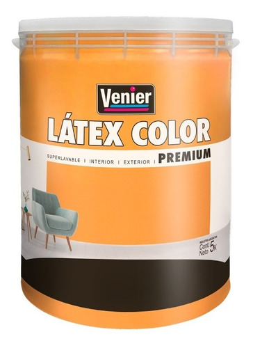 Látex Color Venier Interior/exterior | +14 Colores | 4lt