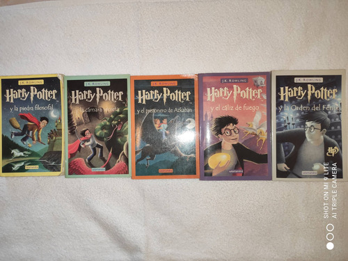 Imagen 1 de 1 de Colección De Libros De Harry Potter 
