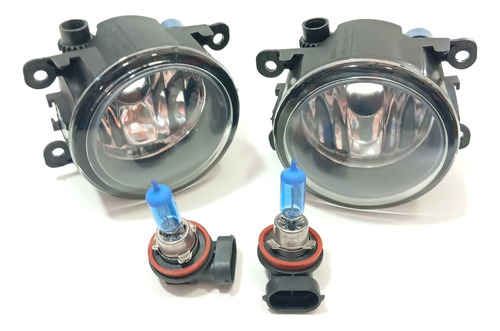 Juego De Faros Auxiliares Ford Ka 2011 Al 2015 Con Lamparas