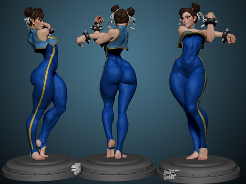 Archivo Stl Impresión 3d - Street Fighter - Chun Li Special 