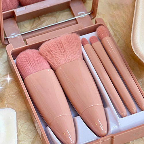 Juego De Pinceles De Maquillaje Mini Corrector Portátil