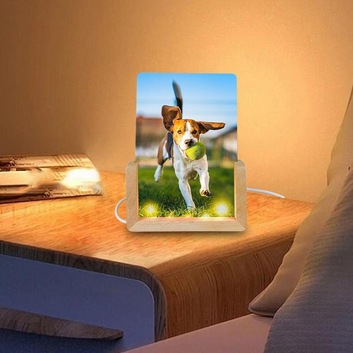 S Luces De Noche De Sublimación, Lámpara Led De Madera En ,