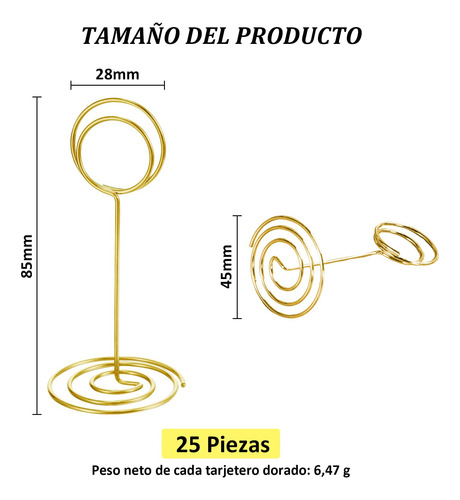 25 Portanúmeros De Mesa, Portatarjetas For Asientos,
